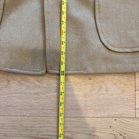 Pendleton Men's 100% Wool Camel Tan Long Top Over Coat Size 42 Vintage - Picture 8 of 12